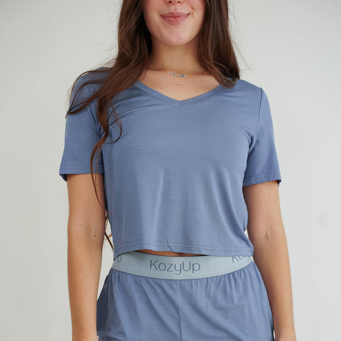 Heavenly Soft Women's Pajama Cropped Top