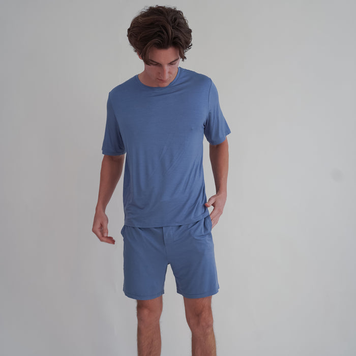 Deep Sky Men's Pajama Short Set