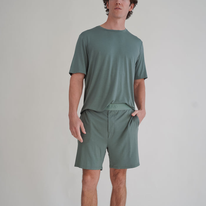Matcha Men's Pajama Short Set