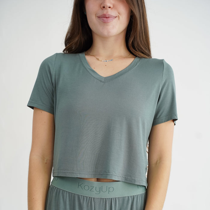 Heavenly Soft Women's Pajama Cropped Top